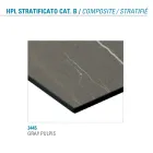 Table extensible jusqu'à 300 cm Plateau en stratifié HPL Made in Italy - Bastiano Viadurini