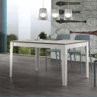 Table extensible Cagliari jusqu'à 380 cm en vitrocéramique et métal Viadurini