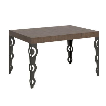 Table extensible jusqu'à 4 m en bois mélaminé et fer Made in Italy - Marella Viadurini