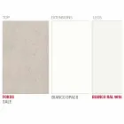 Table extensible jusqu'à 238 cm en Laminam et métal Made in Italy - Remigio Viadurini