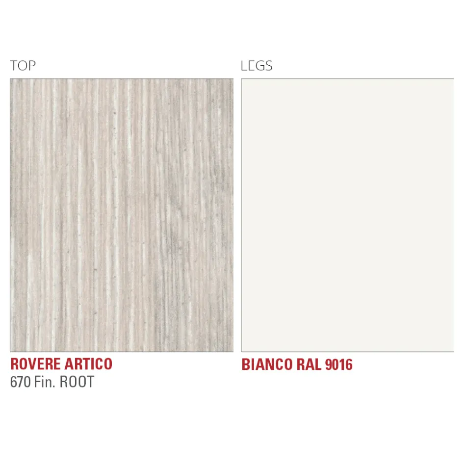 Table extensible jusqu'à 240 cm avec plateau HPL Made in Italy - Fantastic Viadurini