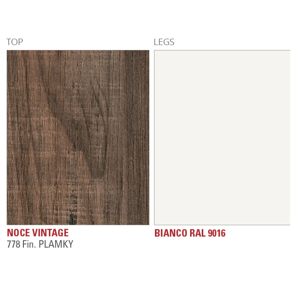 Table extensible jusqu'à 240 cm avec plateau HPL Made in Italy - Fantastic Viadurini