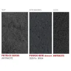 Table extensible jusqu'à 240 cm avec plateau Laminam Made in Italy - Maltese Viadurini