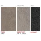 Table extensible jusqu'à 240 cm avec plateau Laminam Made in Italy - Maltese Viadurini