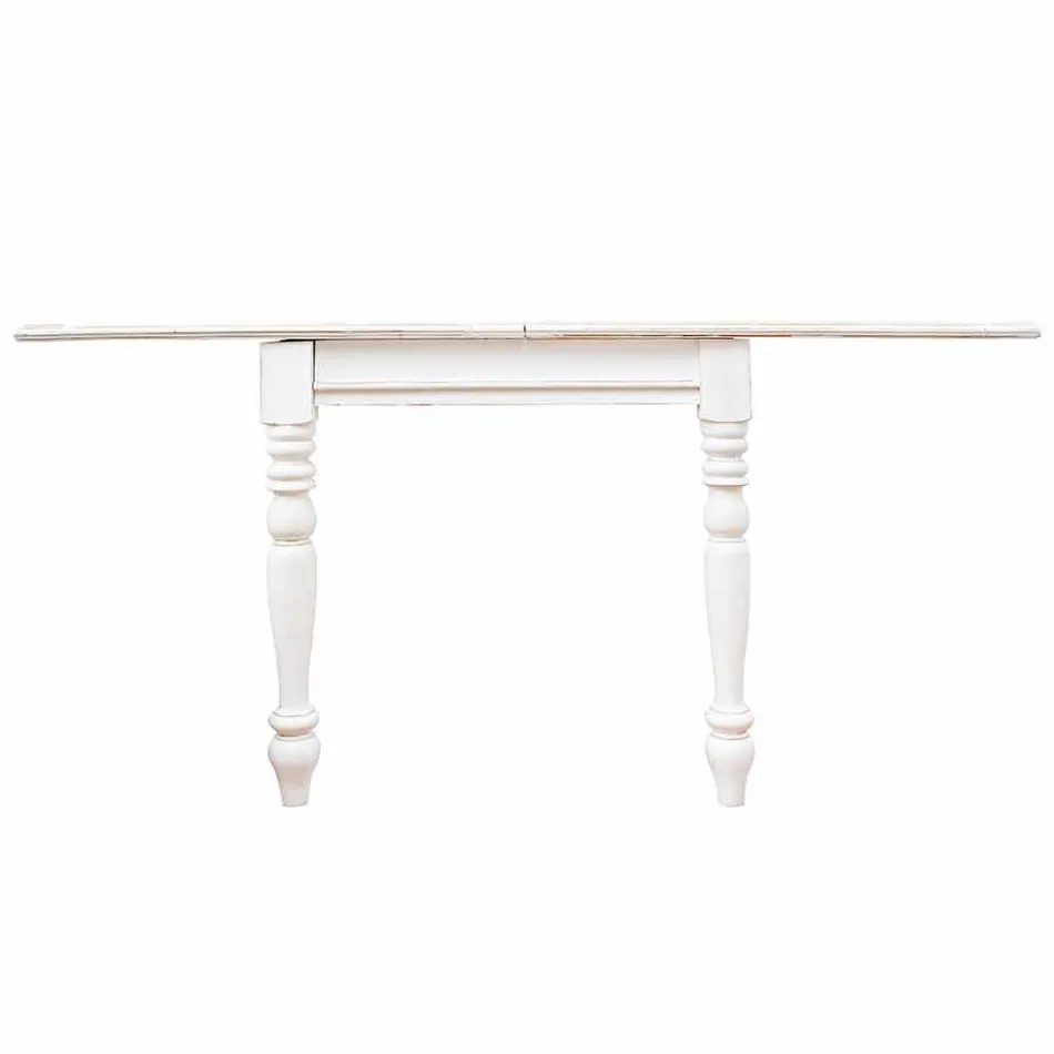 Table extensible jusqu'à 240 cm en manguier et Mdf Homemotion - Tongo Viadurini