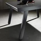 Table extensible jusqu'à 240 cm en bois laqué Made in Italy - Adrienne Viadurini