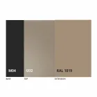 Table extensible jusqu'à 250 cm avec plateau en verre Made in Italy - Pitagora Viadurini