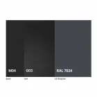 Table extensible jusqu'à 250 cm avec plateau en verre Made in Italy - Pitagora Viadurini