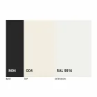 Table extensible jusqu'à 250 cm avec plateau en verre Made in Italy - Pitagora Viadurini