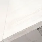 Table extensible jusqu'à 255 cm en bois et plexiglas, fabriquée en Italie - Elide Viadurini