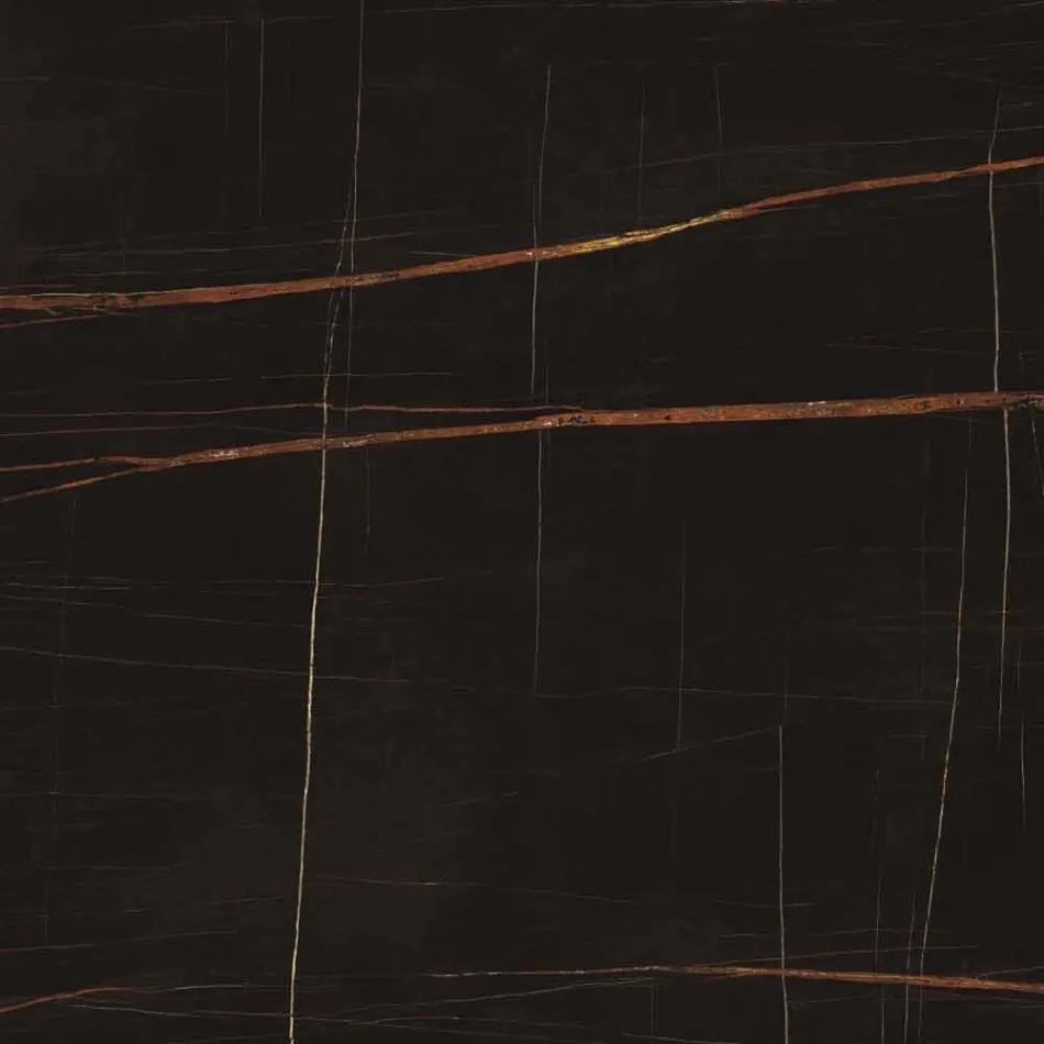 Table extensible jusqu'à 260 cm en grès, marbre et bois Made in Italy - Malita Viadurini