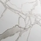 Table extensible jusqu'à 280 cm en acier et verre céramique mat - Viterbo Viadurini