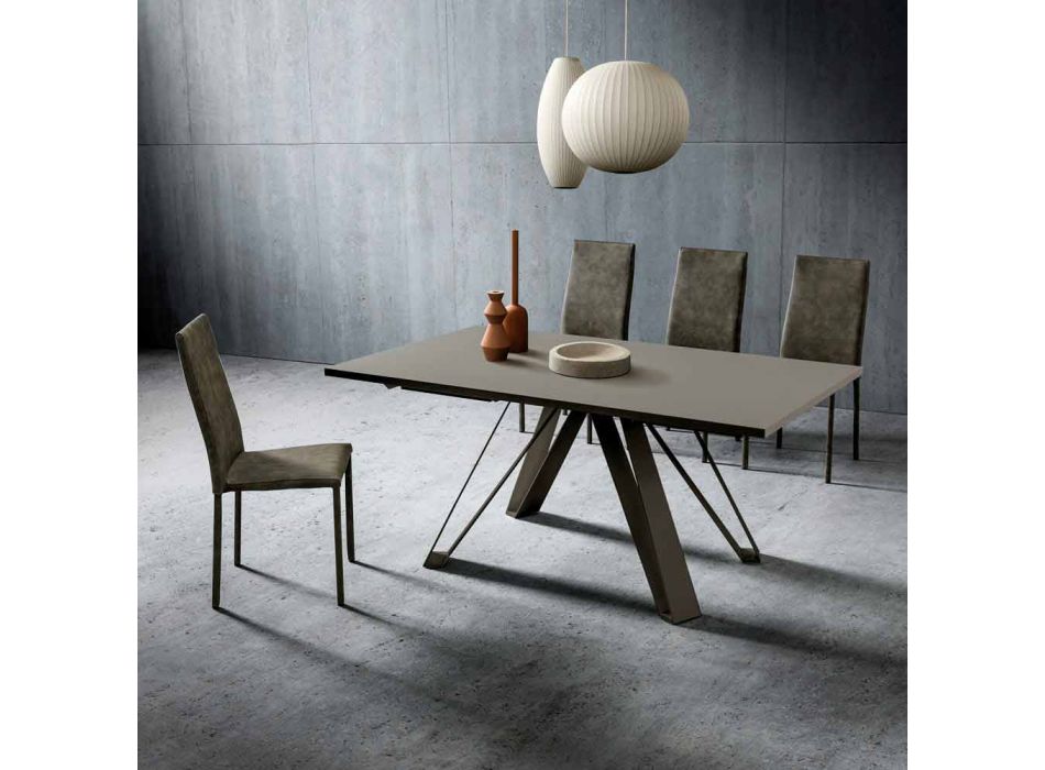 Table extensible jusqu'à 280 cm en Fenix Made in Italy, Precious - Aresto Viadurini