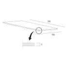 Table extensible jusqu'à 280 cm en Fenix Made in Italy, Precious - Aresto Viadurini