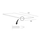 Table extensible jusqu'à 280 cm en Fenix Made in Italy, Precious - Aresto Viadurini