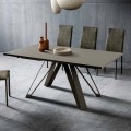 Table extensible jusqu'à 280 cm en Fenix Made in Italy, Precious - Aresto