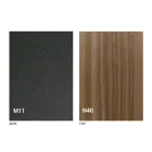 Table extensible jusqu'à 280 cm en bois et métal Made in Italy - Gallotto Viadurini