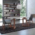 Table Extensible en Verre et Bois Plaqué Jusqu'à 280 cm – Eugrafo