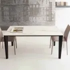 Table extensible jusqu'à 290 cm en vitrocéramique Made in Italy - Polonio Viadurini