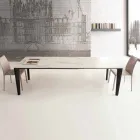 Table extensible jusqu'à 290 cm en vitrocéramique Made in Italy - Polonio Viadurini