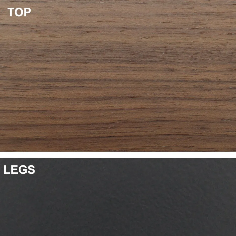 Table extensible jusqu'à 300 cm avec plateau plaqué Made in Italy - Grotta Viadurini