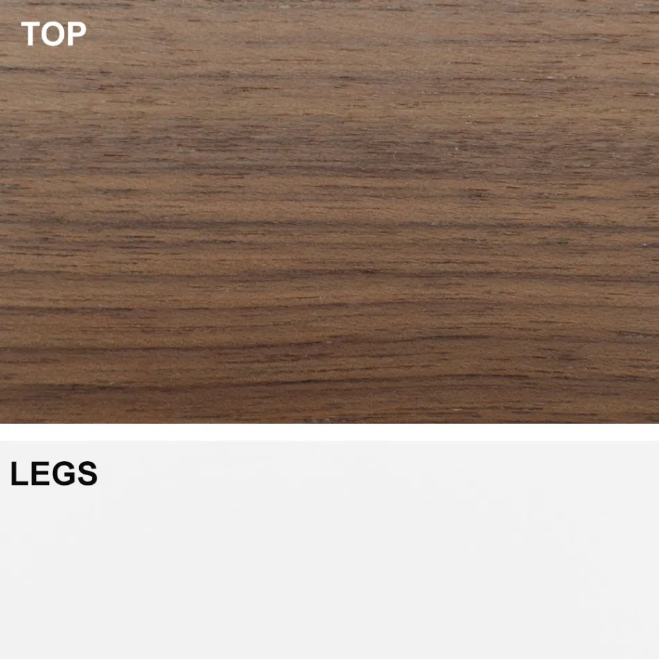 Table extensible jusqu'à 300 cm avec plateau plaqué Made in Italy - Grotta Viadurini