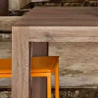 Table extensible jusqu'à 300 cm design moderne mélamine Oky Viadurini