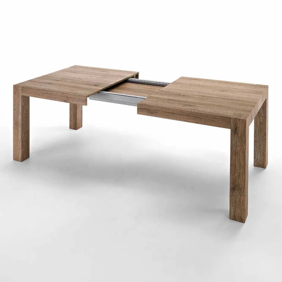 Table extensible jusqu'à 300 cm design moderne mélamine Oky Viadurini