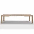 Table extensible jusqu'à 300 cm design moderne mélamine Oky Viadurini