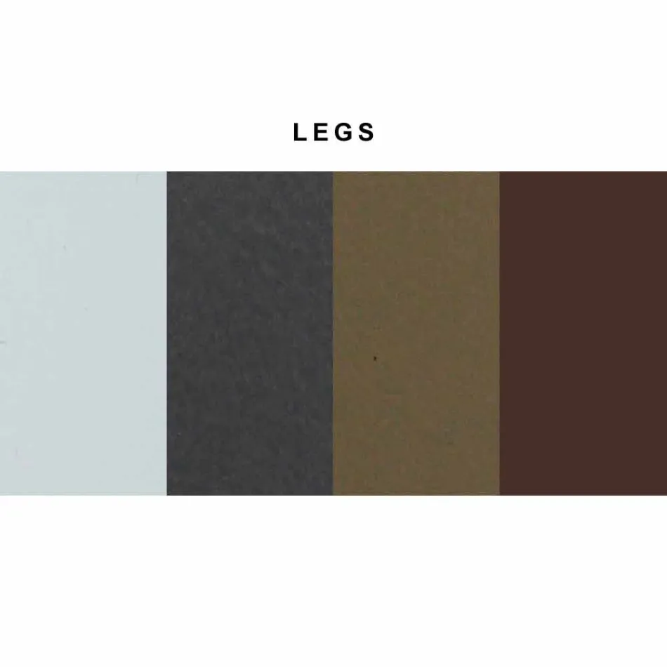 Table extensible jusqu'à 300 cm en Fenix et acier Made in Italy - Settimmio Viadurini