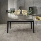 Table extensible jusqu'à 316 cm en Mélamine et Piètement Métal - Encens Viadurini