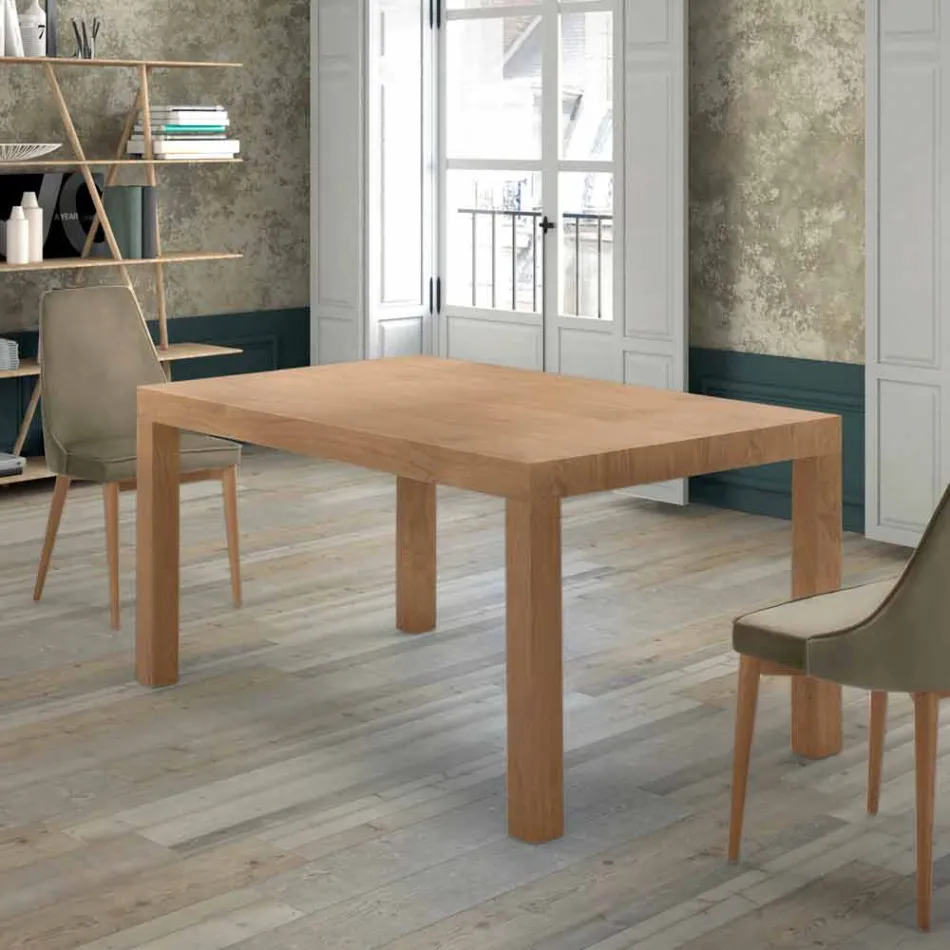 Table extensible jusqu'à 470 cm en bois plaqué Made in Italy – Gordito Viadurini
