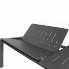 Table extensible en aluminium design moderne pour l'extérieur Homemotion - Casper Viadurini