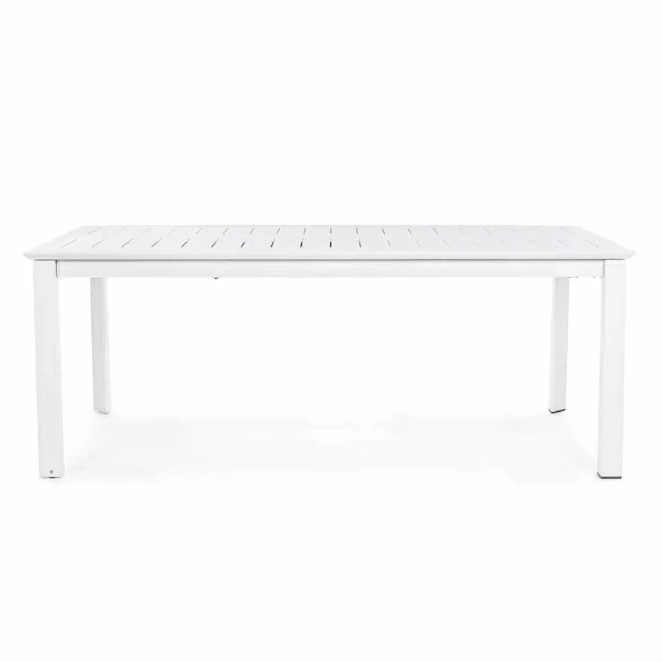 Table extensible en aluminium design moderne pour l'extérieur Homemotion - Casper Viadurini