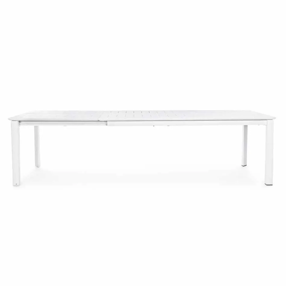 Table extensible en aluminium design moderne pour l'extérieur Homemotion - Casper Viadurini