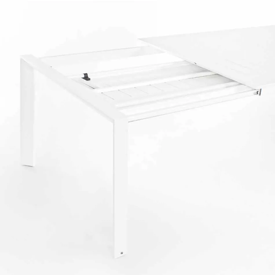 Table extensible en aluminium design moderne pour l'extérieur Homemotion - Casper Viadurini