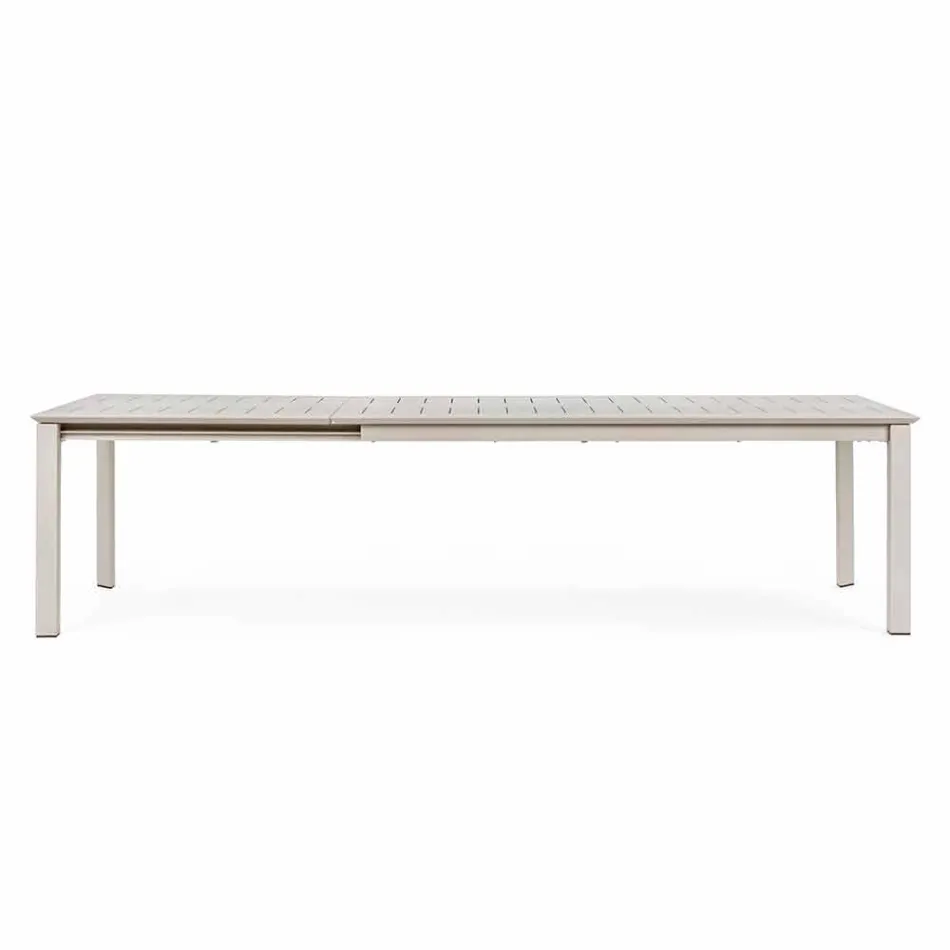 Table extensible en aluminium design moderne pour l'extérieur Homemotion - Casper Viadurini