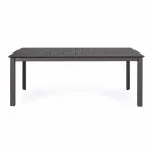 Table extensible en aluminium design moderne pour l'extérieur Homemotion - Casper Viadurini