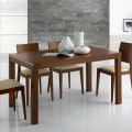 Table design extensible jusqu'à 350 cm en bois de frêne Made in Italy - Ketla