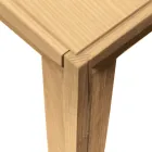 Table extensible en bois de frêne massif en différentes finitions - Ferenc Viadurini