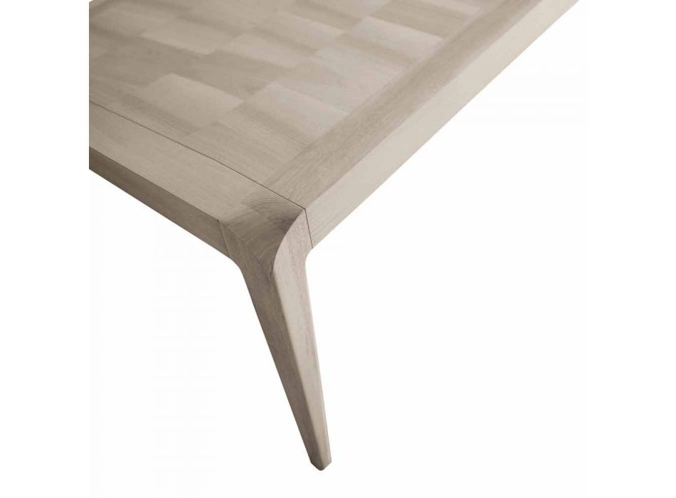 Table extensible en noyer gris naturel design moderne Matis Viadurini