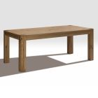 Table extensible en latté et pieds carrés Made in Italy - Rillian Viadurini