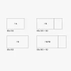 Table extensible en mélamine de différentes finitions fabriquée en Italie - Lily Viadurini