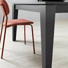 Table extensible en mélamine de différentes finitions fabriquée en Italie - Lily Viadurini