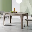 Table extensible en mélamine de différentes finitions fabriquée en Italie - Lily Viadurini