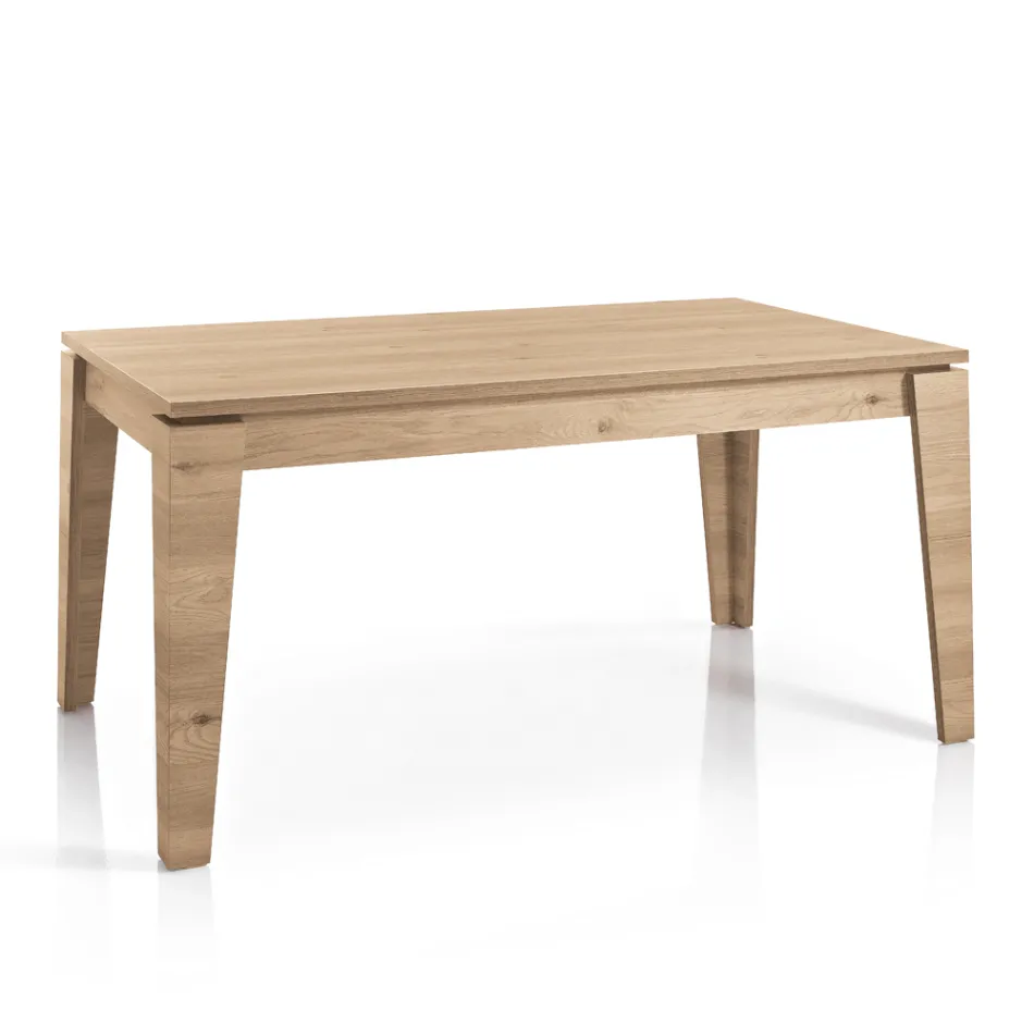 Table extensible en mélamine de différentes finitions fabriquée en Italie - Lily Viadurini