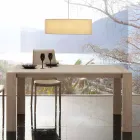 Table extensible en mélaminé et MDF moderne Jesi Viadurini