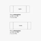 Table extensible en vitrocéramique avec 3 finitions différentes fabriquée en Italie - Tecna Viadurini