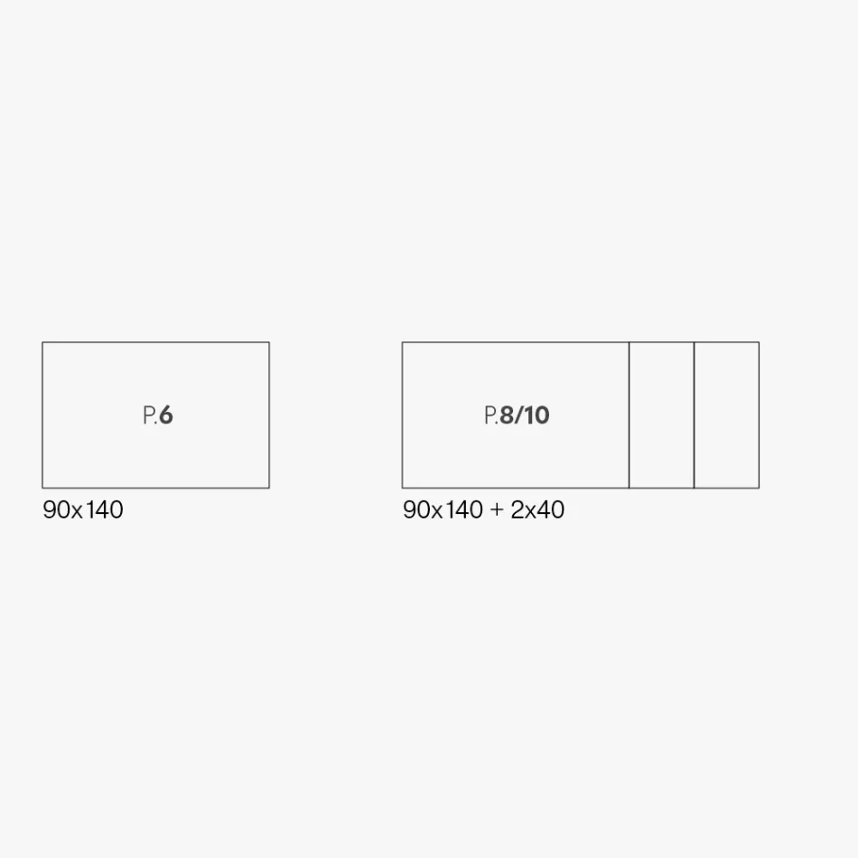 Table Extensible en Verre Céramique Fokos Finition Terra Fabriquée en Italie - Ariel Viadurini