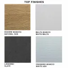 Table extensible moderne 14 places avec plateau en stratifié fabriquée en Italie - Ezzellino Viadurini